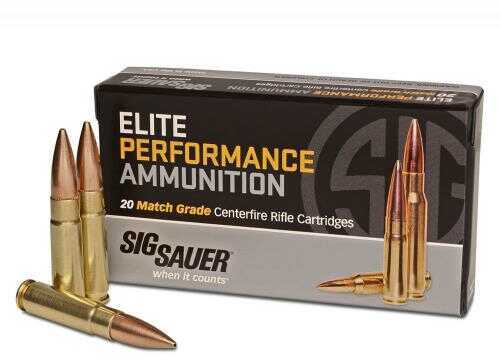 300 AAC Blackout 125 Grain Open Tip Match 20 Rounds Sig Sauer Ammunition