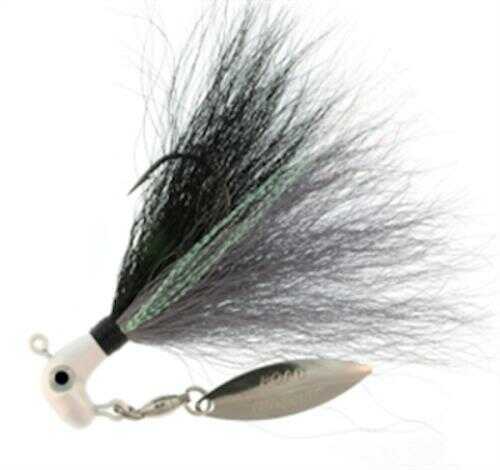 Blakemore Bucktail Pro Pearl Grey Throat Black 3/8oz