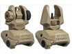 Mako Group Folding Back-up Sight Set -Dark Earth