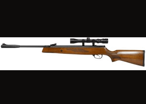 Hatsan Model 95 .22 Caliber Air Rifle Turkish Walnut Stock with 3-9x32 Scope