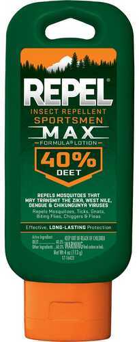 Repel Sportsmen Max Formula Lotion 40% DEET 4 oz. Model: HG-94079