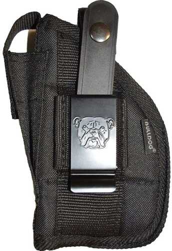 Bulldog Cases Black Nylon Pistol Holster For 2 1/2-3 3/4" Barrel Autos Md: FSN3