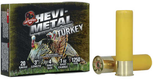 Hevi Shot Hevi Metal Turkey Loads 20 ga. 3 in. 1 1/4 oz. 3 Shot 5 rd. Model: HS32045