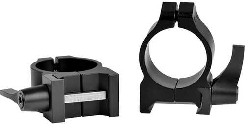 Warne Quick Detach Rings With Matte Black Finish Md: 200LM