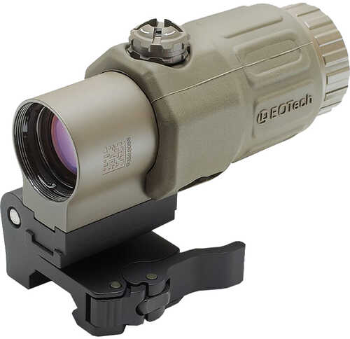 EoTech G33 3x Magnifier with Quick Disconnect Tan STS Mount Model: G33.STS TAN