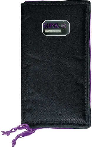 G*Outdoors GPS-1265PS Pistol Sleeve With Locking Zipper 1 Handgun Black Large