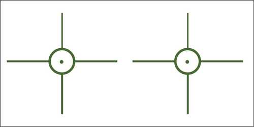 Gunstar Tactical 3D 3 Reticle Green