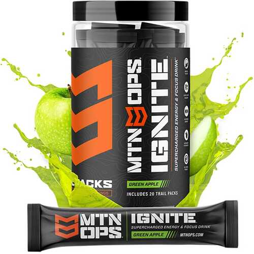 MTN OPS Ignite Green Apple Trail Pack 20 ct.