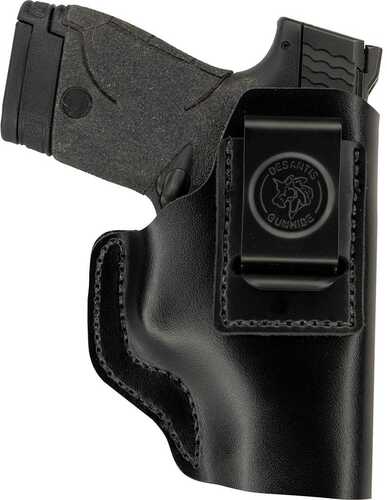 DeSantis Gunhide 031BA7FZ0 Insider IWB Black Leather Belt Clip Fits Ruger LCP II Right Hand