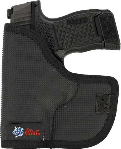 Desantis Gunhide N38BJU7Z0 Nemesis Pocket S&W Bodyguard 380 Rubberized Fabric Black