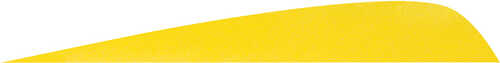 Gateway Parabolic Feathers Flo Yellow 4 in. LW 50 pk.