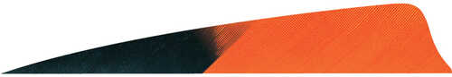 Gateway Shield Cut Feathers Kuro Tangerine 4 in. LW 50 pk.