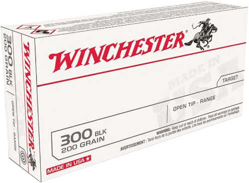 Winchester USA Rifle Ammo 300 Blackout 200 gr. FMJOT 60 rd. Model: USA300BXVP