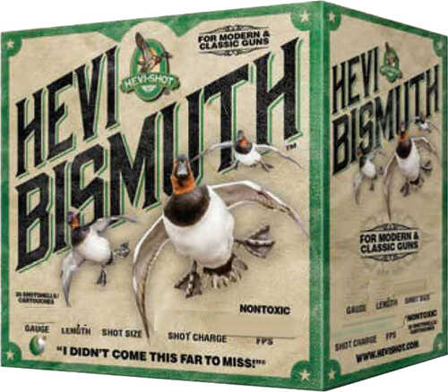 Hevi Shot Bismuth Shotgun Ammo 12 ga. 3 in. 1 3/8 oz. 1 Shot 25 rd. Model: HS14001