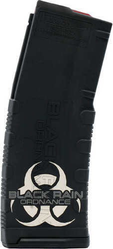 Black Rain Ordnance Lasered AR15 Magazine Logo 30 rd. Model: BRO-MAG30-BRLOGO-2