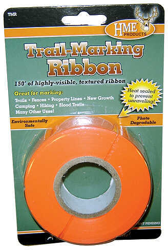 HME TMR Trail Marking Ribbon Orange 150' Roll Long