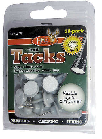 HME Plastic Reflective Tacks White 50 pk. Model: PRT-50-W