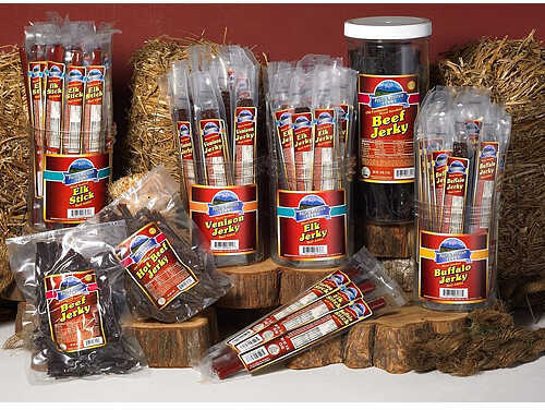 Pacific Mtn Farms Jerky Sticks 4Oz. Package Buffalo