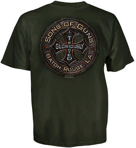 Club Red Twisted T-Shirt Lg Green