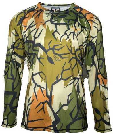 Predator Long Sleeve Crew Spring Green Large Model: 313-SG-LG