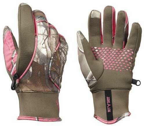 Hot Shot Doe Ladies Glove Realtree Xtra/Pink Large Model: 04-247LC-P-L