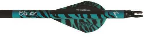 Bohning Blazer Vanes Teal Tiger 36 pk. Model: 10831TT2