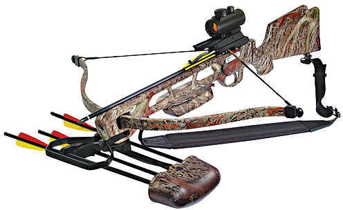 Arrow Precision Inferno Fury II Recurve Crossbow Package W/3 Dot Red Dot 175Lbs Camo