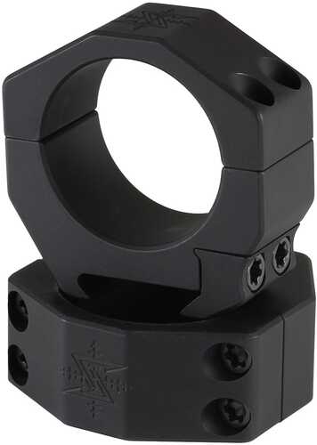 Seekins Precision Scope Rings 34MM AR High Black 0010630012 0010630012