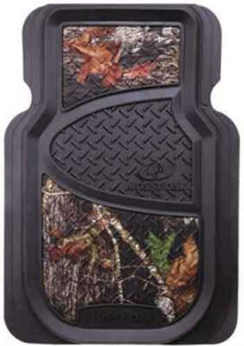 Mossy Oak Floormats Black With Breakup Camo