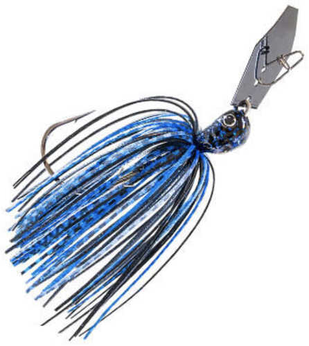 Chatterbait Jack Hammer 1/2oz Black/blue Model: Cbjh12-06