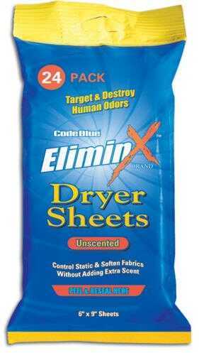 Code Blue D-Code Odor Eliminator Dryer Sheets  Model: OA1319