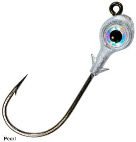 ZMAN REDFISHEYE JIGHD 3PK 1/8 PEARL