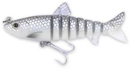 Egret Vudu Mullet 3 1/2In 1Pk Silver Streak Model: E-VM35-100