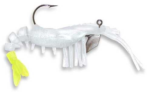 Egret Vudu Shrimp 4In 2Pk White/Chart