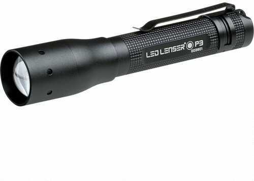 Led Lenser P3 Flashlight/Peg Black