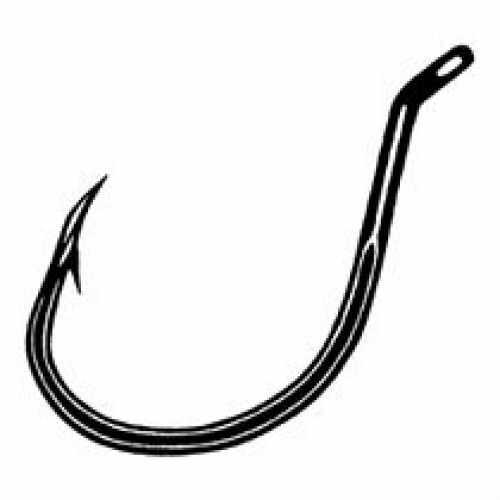 Owner Ssw Hook Cutting Black Chrome 6Pk 4/0