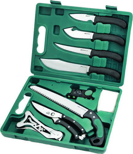 OUTDOOR EDGE KNIFE KIT GAME PRO 11pc SLEEVE Model: GP-11