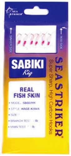 Sea Striker Deluxe Sabiki Rig Hage-Kawa Red Bead Size 8(Size 6)