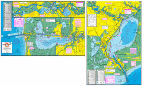 Standard Laminated Map Calcasieu Lake