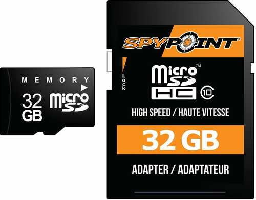 SPYPOINT MICRO SD CARD 32GB Model: 05889