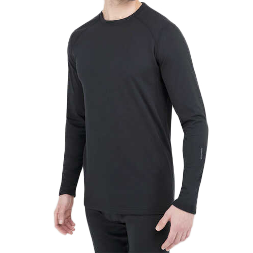 Terramar Military Fleece Crew Black Or Large Model: W8369-l