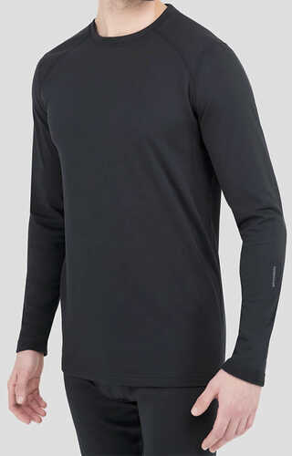 Terramar Military Fleece Crew Black Or Medium Model: W8369-M