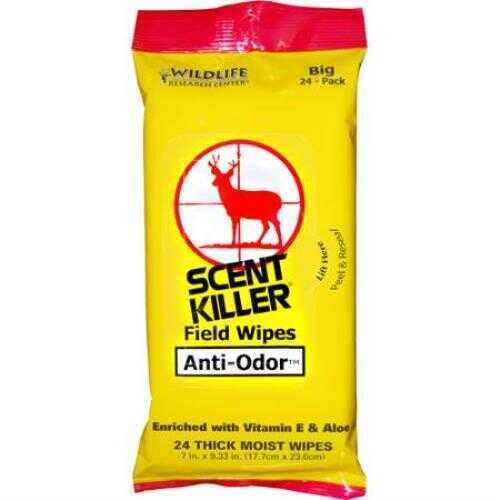 Wildlife Research Scent Killer Gold Field Wipes 24 pk. Model: 1295