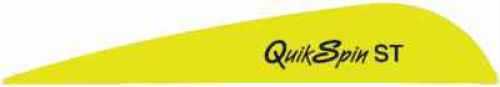 New Archery QuikspIn St Vanes Flo-Yellow 36/Pk 2In