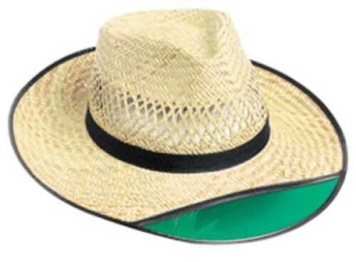 OC Beach Bum Straw Hat W/Grn Visor