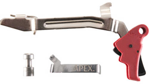 Apex Tactical Specialties Polymer Aek Action Enhancement Kit Fits Glock Gen 3/4 Standared Frame Red 102-p155