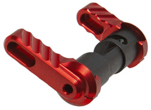 Battle Arms Development  Ambidextrous Safety Selector 90/60 Lightweight Reversible Anodized Finish Red Fits