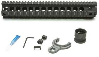 Bravo QRF12556BLK BCMGunfighter AR-15 Quad Rail 12" 6061-T6 Aluminum Black Hard Coat Anodized