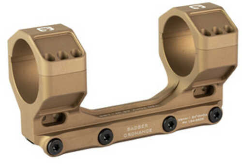 Badger Ordnance Condition One Max Mount 34mm 1.54" Height Fits Picatinny Anodized Finish Tan 154-340k