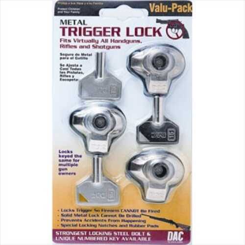 DAC Metal Trigger Lock Triple Pack 38295